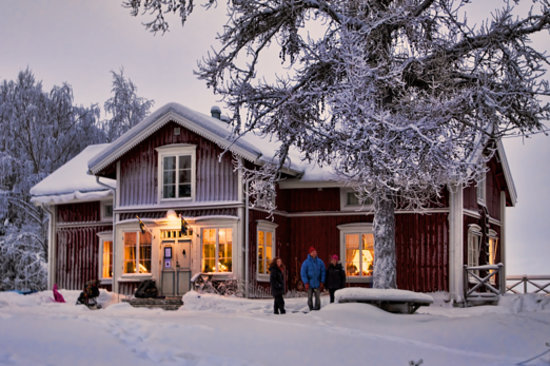 The Winter Wonderland of Jopikgården on Hindersön Island in the frozen Luleå archipelago